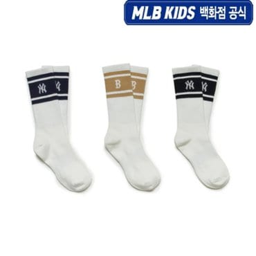 MLB키즈 25SS[KIDS] 베이직 스케이트 3번들  세트 7ASOB025N-00NYS