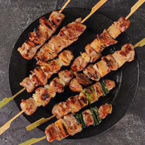 [야키야키] 돼지 훈제야채꼬치 8개입 x 1팩 (데리야끼소스 증정)