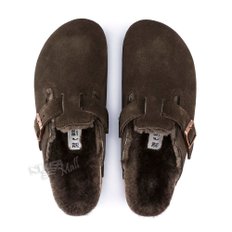 버켄스탁 NA 남녀공용 보스턴 레귤러 와이드 1020567 BIRKENSTOCK UNISEX BOSTON SHEARLING SUED