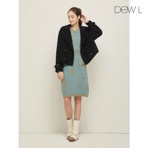 더블 핸드메이드 크롭 코트 NY_D224MSG252