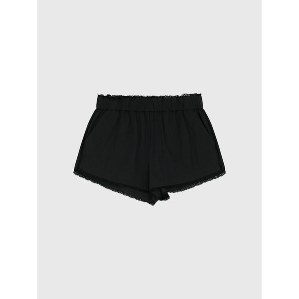 프레야 밴딩 레이스 쇼츠_블랙 / FREYA BANDING LACE SHORTS_BLACK