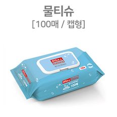 부드러운 원단 오피스 팩토리 물티슈 100매입 1개