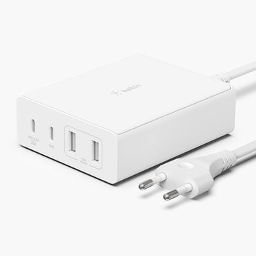 벨킨 부스트업 프로 108W 멀티 4포트 USB-C PD GaN 고속 충전기 WCH010kr