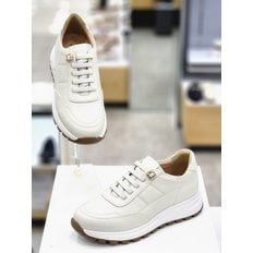 X25226TD 여성 밴드끈 캐쥬얼 스니커즈 4cm 아이보리TA85_JK
