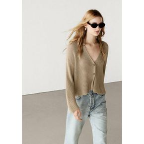 4992828 Massimo Dutti Cardigan - gold coloured