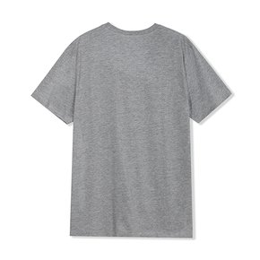 [U.S. POLO ASSN.] 남성 여름 라운드 티셔츠_그레이