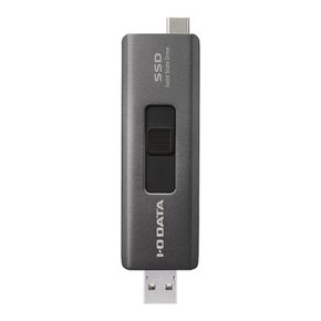 IODATA SSD 2TB 3.2 Gen 2 SSPE-USC2E 스틱 USB-A&USB-C탑재 소형 휴대용[iPadWindowsMacPS5]USB