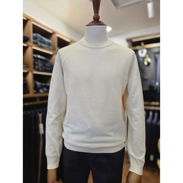 [여주점] 코오롱 브렌우드 남성 에센셜스 워셔블 라운드넥 스웨터 BRWAS26151IVX