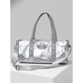 SHINING DUFFEL BAG SILVER