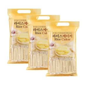 라이스케이커 계란맛 200g x 3개 / 촉촉하고 부드러운 쌀과자