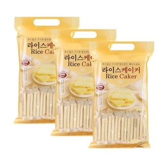  라이스케이커 계란맛 200g x 3개 / 촉촉하고 부드러운 쌀과자