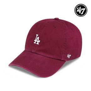 47브랜드 LA 다저스 스몰 로고 MLB 엠엘비 볼캡 야구 모자 카디널 B-B...
