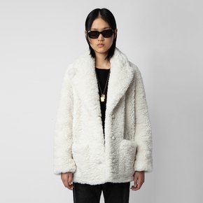 [여주점] 퍼 재킷 Fleur Soft Curly Coat ZE3FFCTOT005Z11