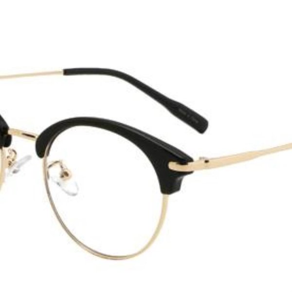 [옷자락] 남녀공용 투톤 캐주얼 라운드 심플 얇은 안경테