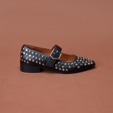 Stud mary jane flat(black) DG1DA24504BLK