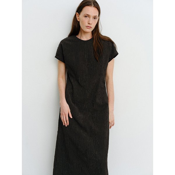 TVR JACQUARD STRETCH DRESS_2COLORS