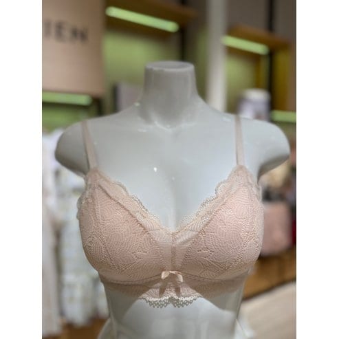 비비안 사랑스러운 수입 자가드 레이스 노와이어 브래지어(BR1990A)
