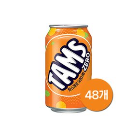 롯데칠성음료 탐스 제로 오렌지향 355ml 48캔