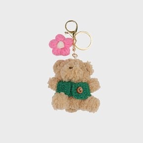 PINKY BEAR KEY RING_GREEN