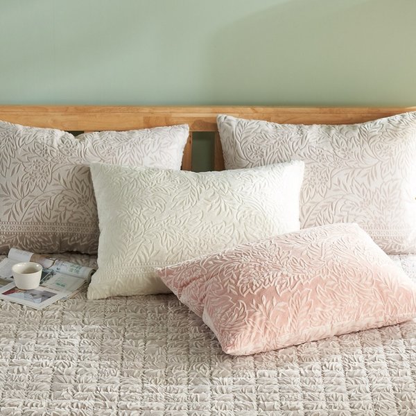 아밍 하르딘 5mm 착번 극세사 베개커버 50x70 4컬러