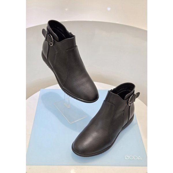 [시흥점] 여성 버클장식 앵클 부츠 (FLB503)