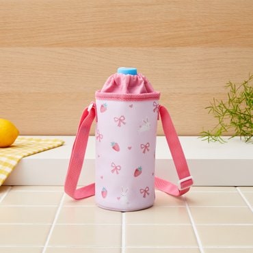 모던하우스 500ML 생수가 쏙 들어가는 물병주머니 리본래빗