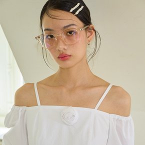 Twoway Off Shoulder Corsage Blouse White