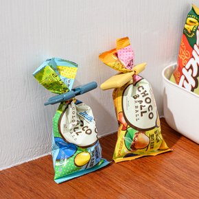 롬에이 크레온 밀봉 봉투 클립 봉지집게 5color SSG