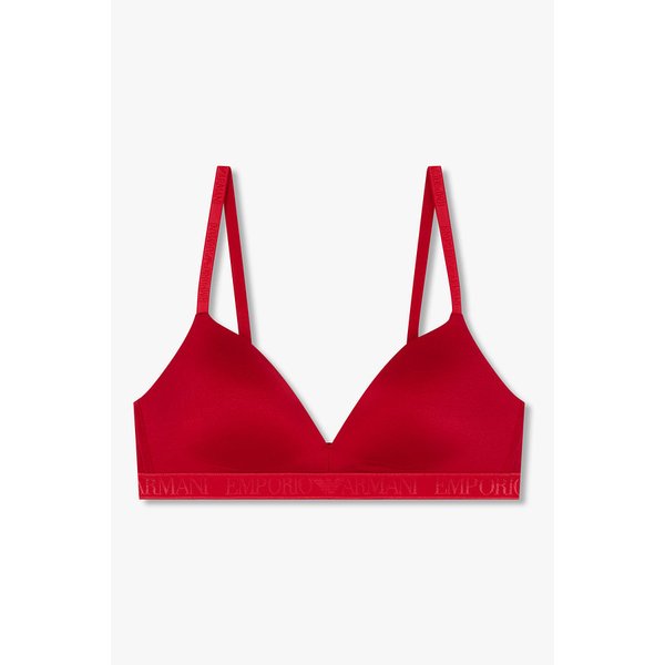 여성 로고 트림 패디드 트라이앵글 브라 0825381542000