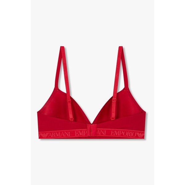 여성 로고 트림 패디드 트라이앵글 브라 0825381542000