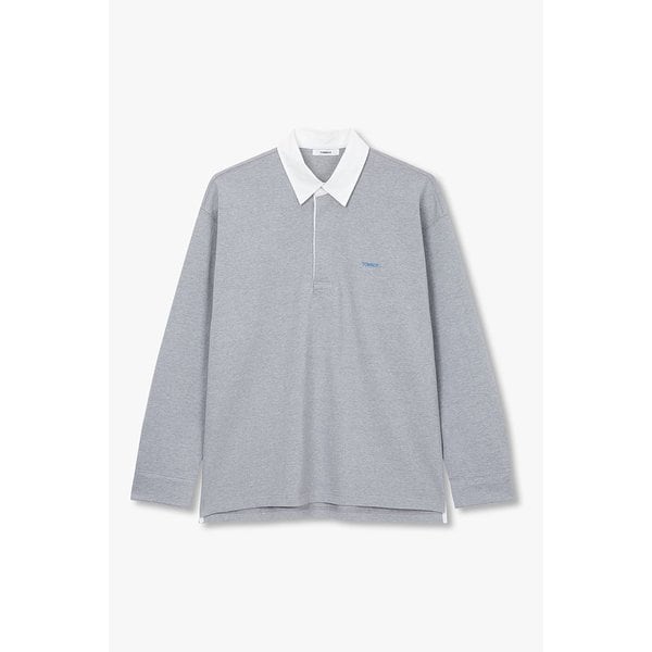 [MEN] 엘보우 패치 럭비 카라티셔츠 9156122111083