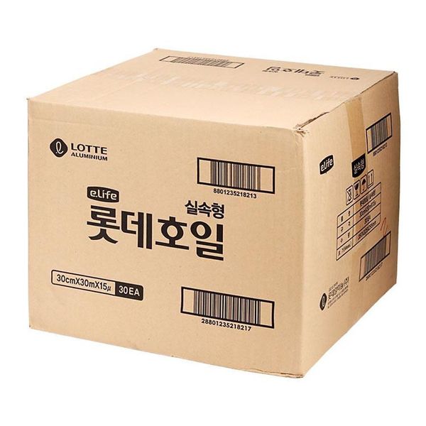 롯데알미늄 호일 30CMx30M 1박스(30입) - SSG.COM