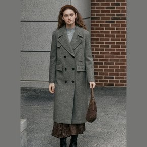 [부산점] 더블 브레스트 백슬릿 울 알파카 코트 (ITPBWHC700)