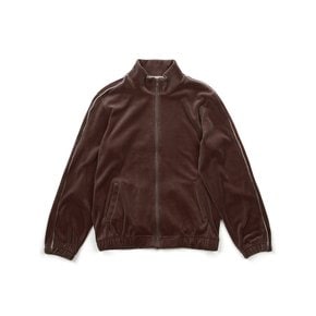 Velour Zip-Up_Brown