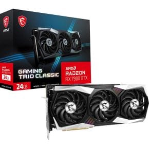 영국 MSI 그래픽카드0108 Radeon RX 7900 XTX GAMING TRIO CLASSIC 24G Graphics Card 24GB GDDR