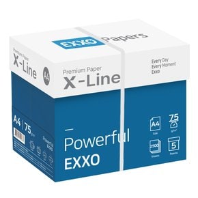 [생필품페어 특가]엑소 엑스라인 A4 복사용지(A4용지) 75g 2500매 1BOX