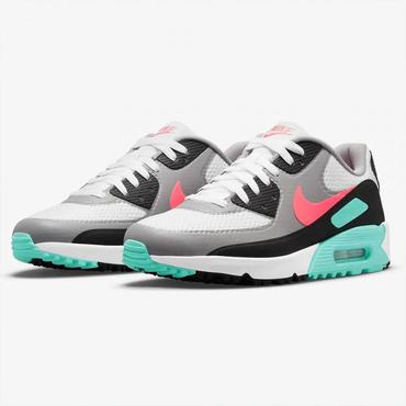 나이키골프 3176220 나이키 골프 슈즈 NIKE AIR MAX 90 G 에어 맥스 화이트핫 펀치블랙  TA3240608