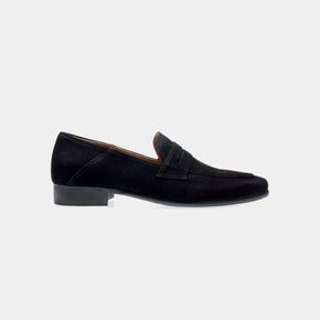 Luce_Penny Loafers Black suede / ALC027