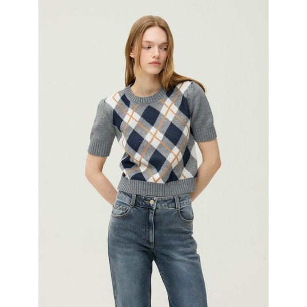 클래식 아가일 풀오버 EMQ2KPO260