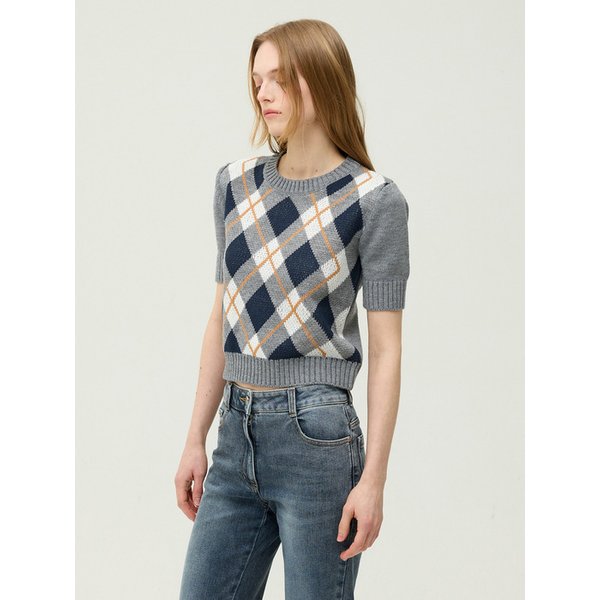 클래식 아가일 풀오버 EMQ2KPO260