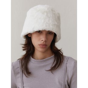 EP BUCKET HAT - FUR CREAM