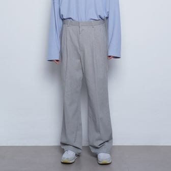 에이본 M55 pigment wide slacks grey