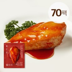 소스품은 닭가슴살 양념치킨맛 100g 70팩