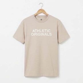 경량 오버핏 반팔 티셔츠 / BEIGE SR323RTS81-BEG0