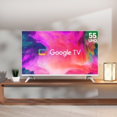 55인치 4K UHD TV 구글3.0 OS 스마트TV 1등급 UGP552W 와글와글플레이 (화이트)