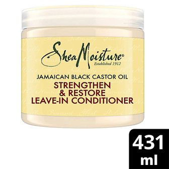  시어 모이스쳐 블랙 캐스터 오일 리브인 컨디셔너 극손상모 Shea Moisture 431ml