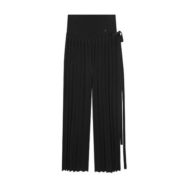 조셉앤스테이시 Pleats Flight Pants Long 38 Rich Black (0JSM2PT40201F)