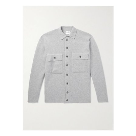 KINGSMAN 킹스맨 메리노 울 캐시미어 혼방 오버셔츠 그레이 46376663162877686