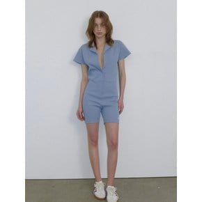 RIBBED COTTON BODYSUIT_GREYISH BLUE