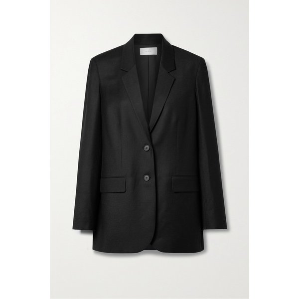 에센셜 더스티나 울 플란넬 재킷 블랙 1647597283612115